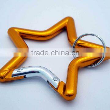 STAR SHAPE ALUMINUM CARABINER