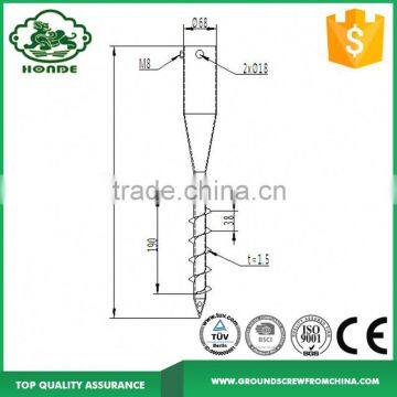 China Manufacturer Ground Anchor Screw Pole Anchor