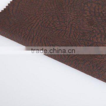 100% Polyester Warp Knitting Girding Bonded Suede Fabric Combined With TC Gird Suede Sofa Fabric Quality Choice photo-2
