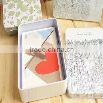 2015 Chiness Rectangular Shaped Metal Postcard Tin Box photo-6