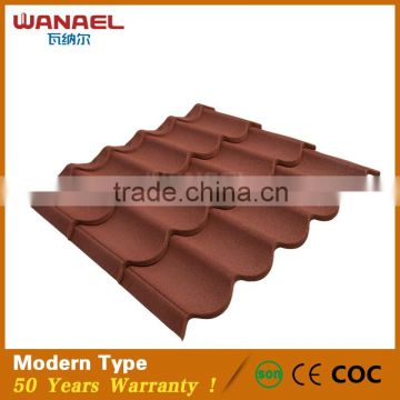 High quality sheet metal heat insulation roof shingle,colorful stone coated sheet metal roof shingle