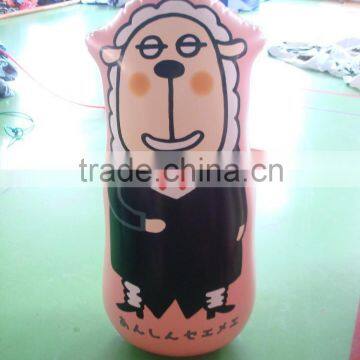 cartoon sheep inflatable punching tumbler