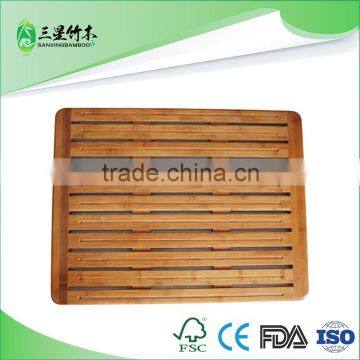 Eco-Friendly non-slip floor Bathroom Bamboo Bath Mat