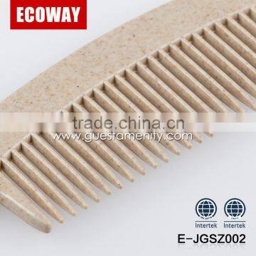Biodegradable Straw Cheap Custom Hair Combs Hair Straightening Comb photo-2