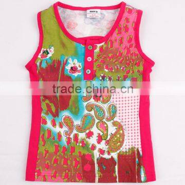 N2653 2-6y 2015 new girl dresses nova kids wear print my little GIRL frock kids dress nova kids children dress