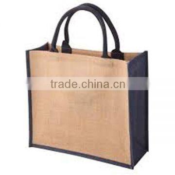 customized cheap jute and cotton shopping bags