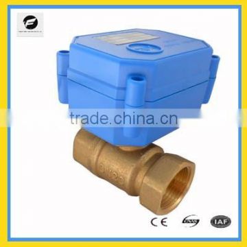 2 way electric ball valve for irrigation system 1/2 1 inches solenoid valve