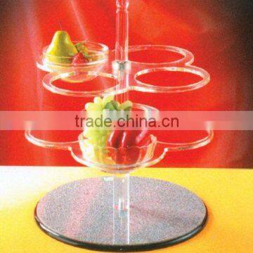 8-Head Plexiglass Ingredients Stand For Hotel Use