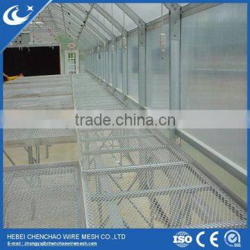 large Size and Single Layer Commercial Stationary Greenhouse Benches with adjustable leg