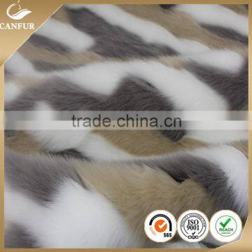 High quality mink fur bonded suede for coat