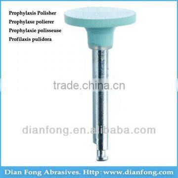 Ar104F Light Green RA Shank Low Speed Wheel Silicone Rubber Prophylaxis Polisher For Polishing Ceramic Dental Forceps