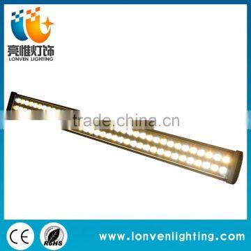 Warm white IP65 led wall washer light 72w