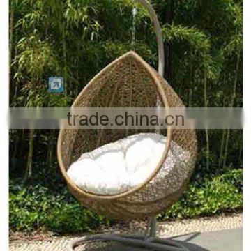 high quality outdoor rattan hanging egg chair