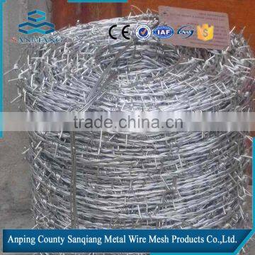 Anping eco-friendly barbed galvanized wire fence