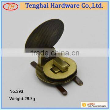 The lasteat style lock for leather bag,wholesale new stwist lock