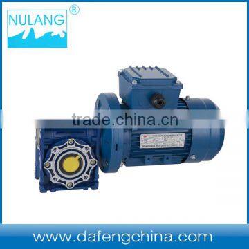 NMRV variable speed reducer gear electric motor