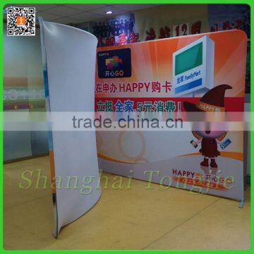 Cheap Tension banner fabric stand for wholesales