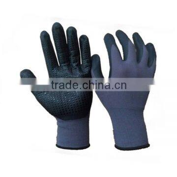 PVC Dotted Gloves MiroFoam Nitrile Work Gloves