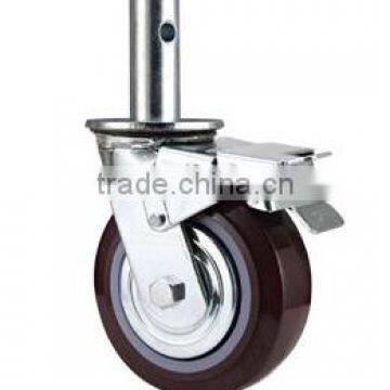 Rubber, PU, PP, PVC scaffolding caster wheel