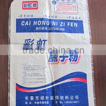 printed cement woven pp sacks