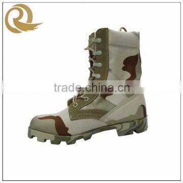 Wholesale army combat camouflage military boots with camouflage outsole