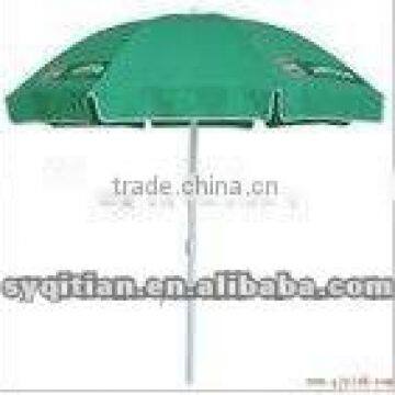 green color beach umbrella advertsing umbrella