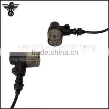 LED Indicator Smoke Lens Classic Antique Motorcycle Turn Signal Light photo-5