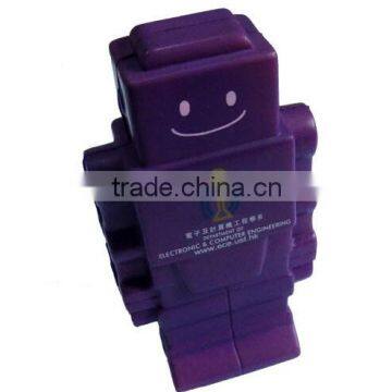 new mold cheap PU foam stress toy robot