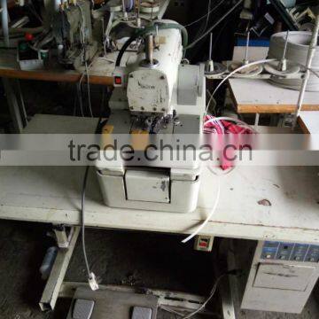 Used Computer Controlled Round Button Holing Machine Brother 980