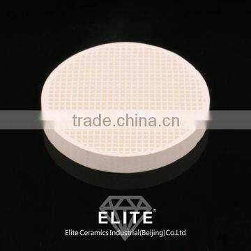 RD52*7mm Alumina poruos ceramic filter for metal foundry,sic foam filters