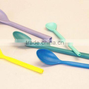 Eco-friendly Unique Plastic Straw Spoon