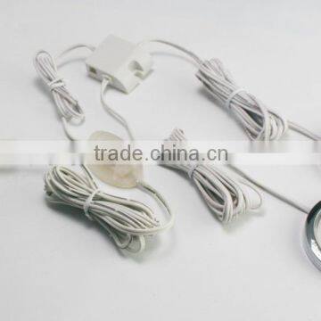 12v LED Puck Lights / Set of 4 x 1w LED Puck Lights / 12 Volt LED Puck Lights Surface or Recessed Mount