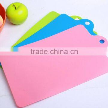 anti-slip plastic chopping board,flexible plastic cutting mat