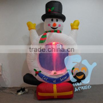 Supply Crazy Price Chrismas Inflatable Lighted Snowman