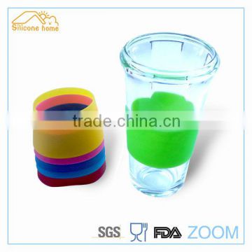 Non-slip heat protection safe for glass cup silicone cover