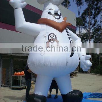 high quality customized inflatable chef model/ advertising inflatable giant chef