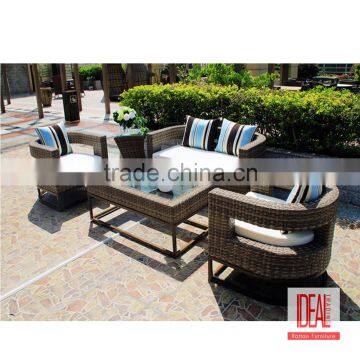 Hot Selling Modern Rattan wicker Garden set for patio use