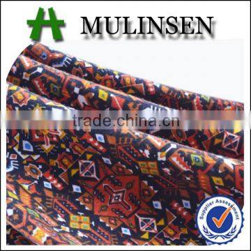 Mulinsen textile poly spun 93 polyester 7 spandex fabric