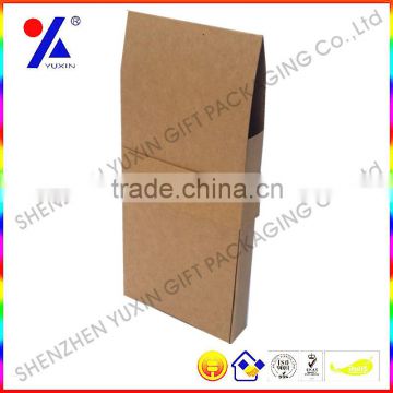 Recycled brown kraft paper Free Sample Gift Package / Kraft Paper Luxury Gift Package Boxes/ Flat Kraft Paper Luxury Package