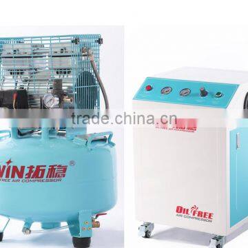 Ultra Silent oilless piston type dental air compressor (TW7501S)