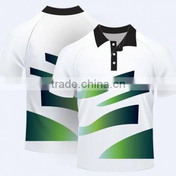 Custom 2014 Sport cool dry mens polo collar striped t shirt