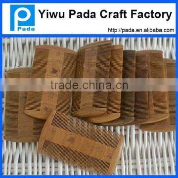 Natural Green Sandal Wood Pocket Comb from Directly Factory