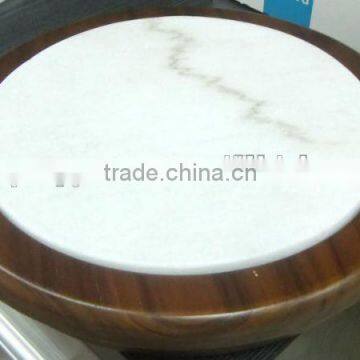 Marble Chopping Block Wooden Cutting Board Set With 4 Cheese Slicers and Knife Holder Drawer photo-4