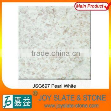 Beautiful honed natural white building stone on sale