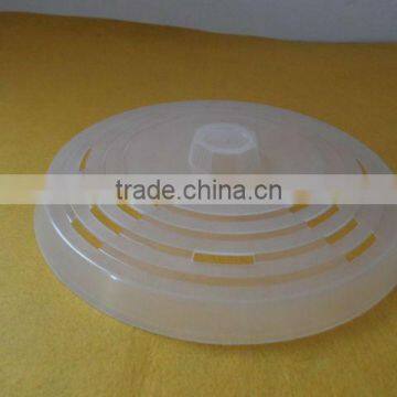 Plastic microwave plate bowl cover