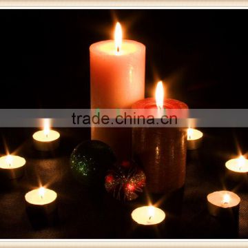 outdoor decoration pillar candles christmas roof decorations