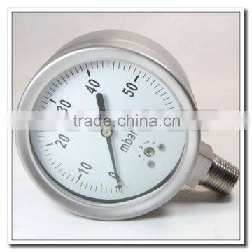 High Quality All Stainless Steel Low Vacuum Gauge With Bottom Connection photo-6