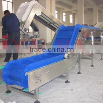 PP lifting belt conveyor system by customized