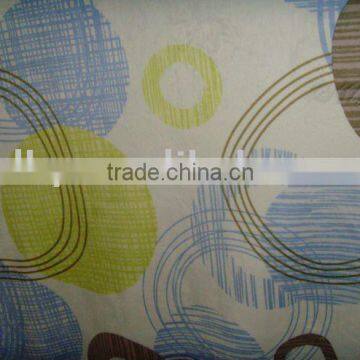 Geometric figure pattern velvet printing fabric