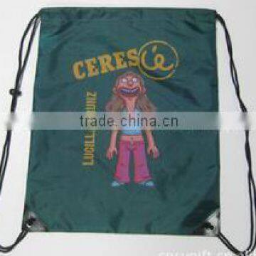 Cheap Custom Printing Nylon Drawstring Bag